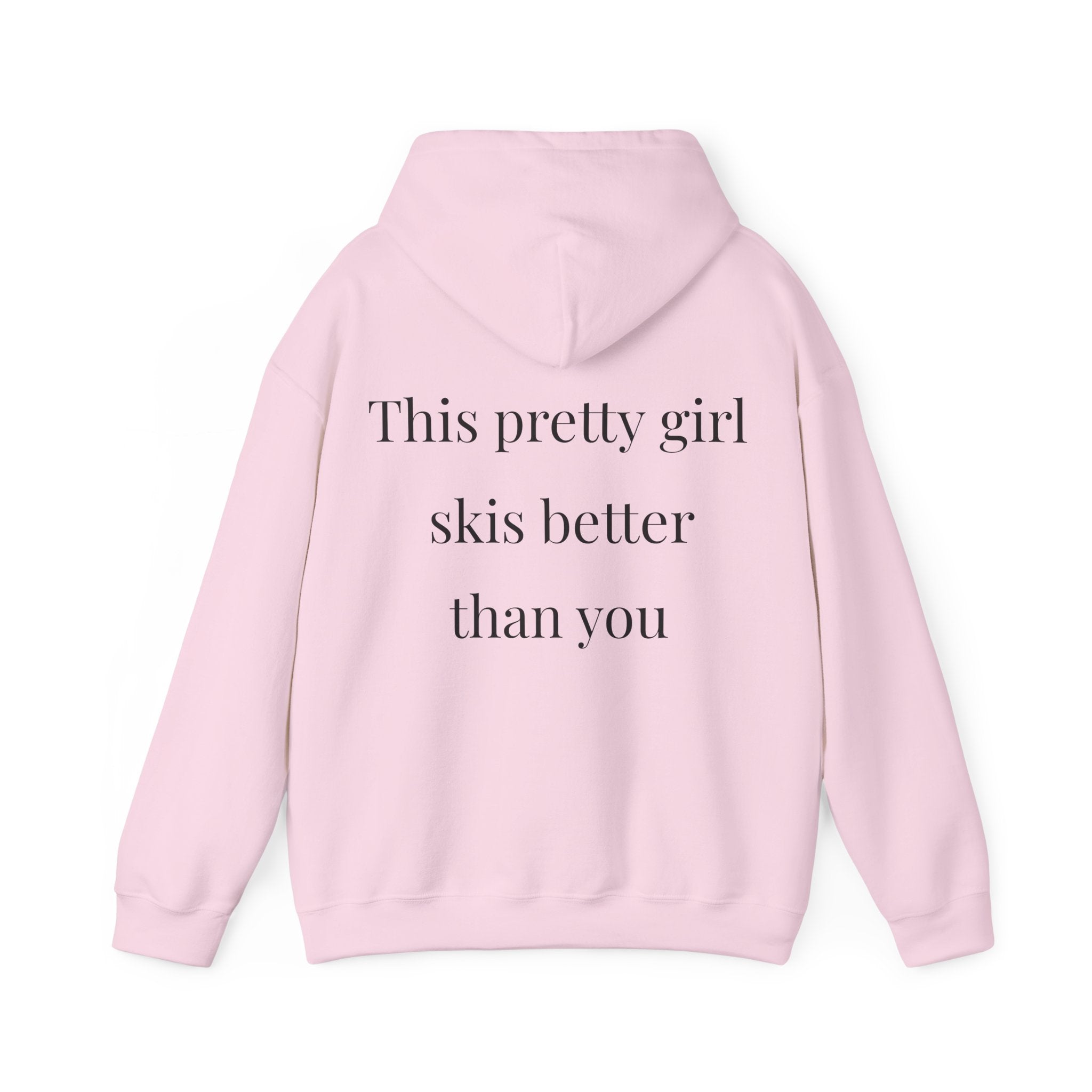 This pretty girl skis better than you