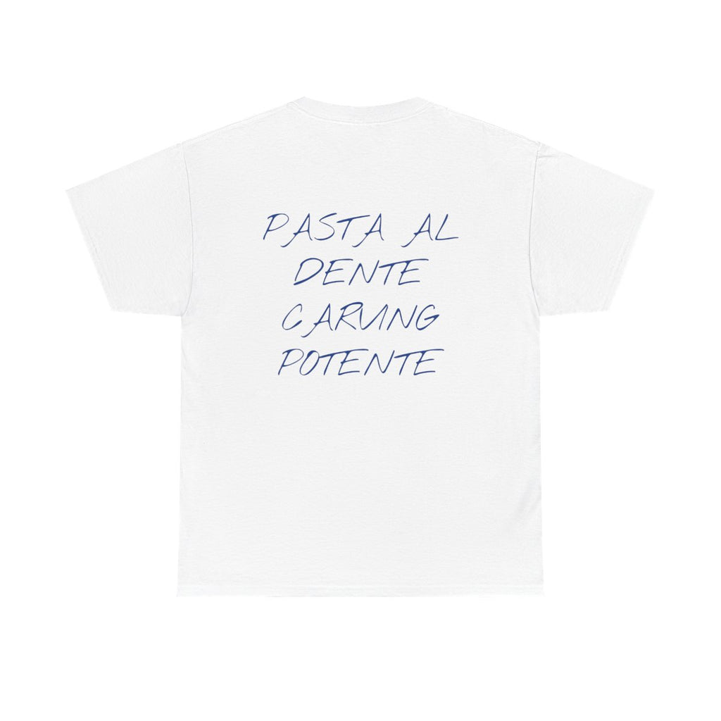 Pasta al Dente Carving Potente T-Shirt white